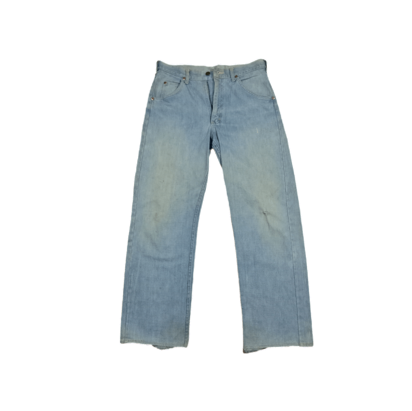 Lee 🇺🇸 Vintage Late 70s Lee Distressed Denim Pant Size US 32 / EU 48 - 1 Thumbnail