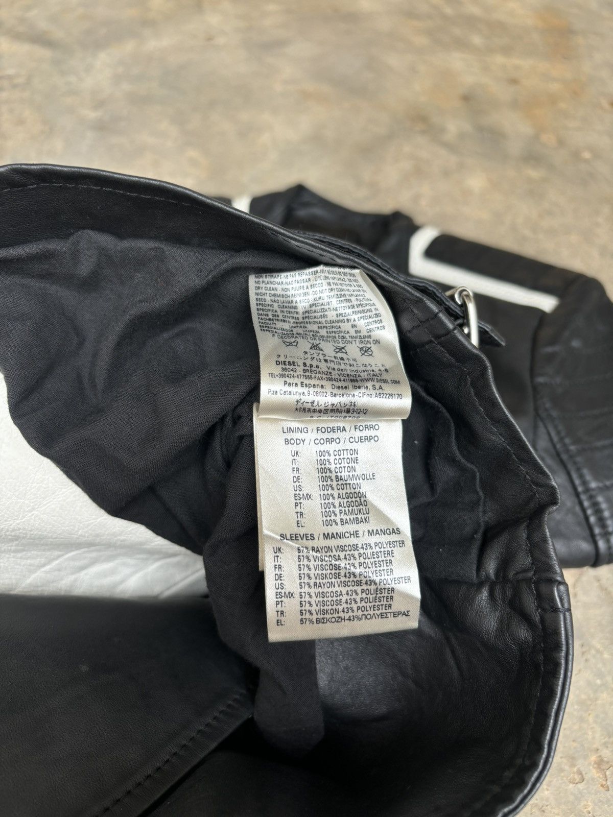 Diesel Black Gold Diesel Black Gold Multi Zipper Leather Jacket Size XS / US 0-2 / IT 36-38 - 12 Thumbnail