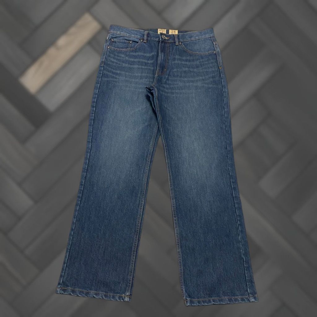 Vintage VINTAGE Red Head Jeans Men 34x30 Blue Straight Whiskers 614RHF21 Size US 34 / EU 50 - 1 Thumbnail