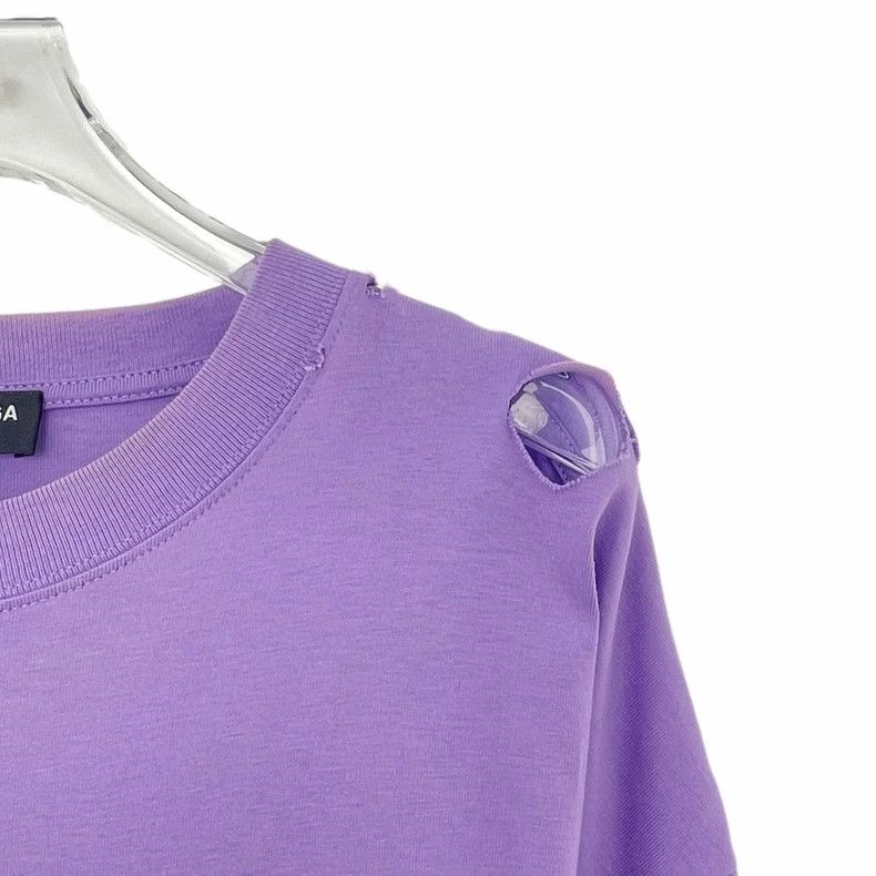 Balenciaga Balenciaga Cracked Design Round Neck Short Sleeve Size S / US 4 / IT 40 - 6 Thumbnail