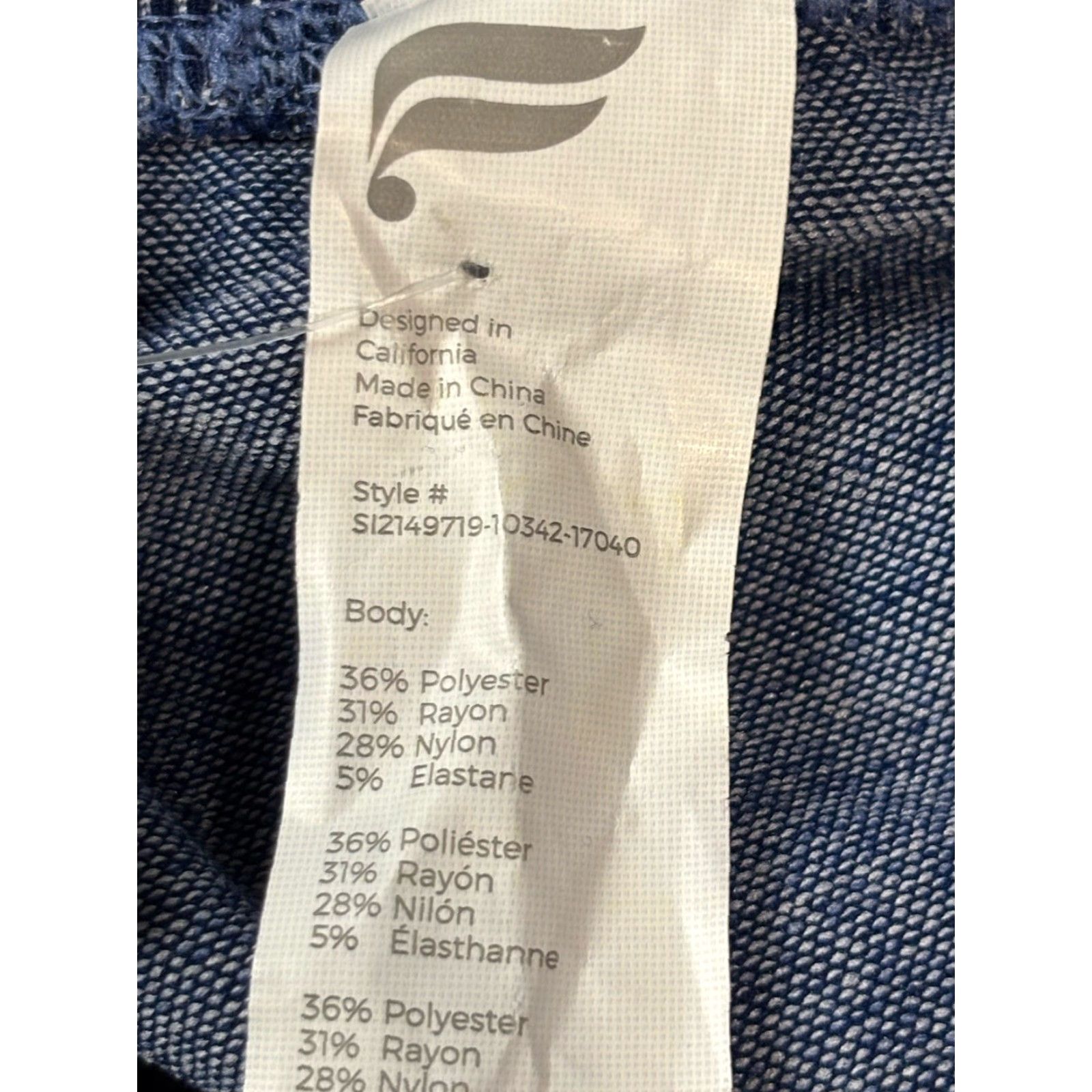 Fabletics FABLETICS Melody Blue Midi Skirt Women’s Medium Stretch Casual Size 32" / US 10 / IT 46 - 5 Thumbnail