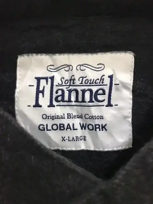 Flannel Japanese Brand Global Work Flannel Shirt Size US L / EU 52-54 / 3 - 3 Thumbnail