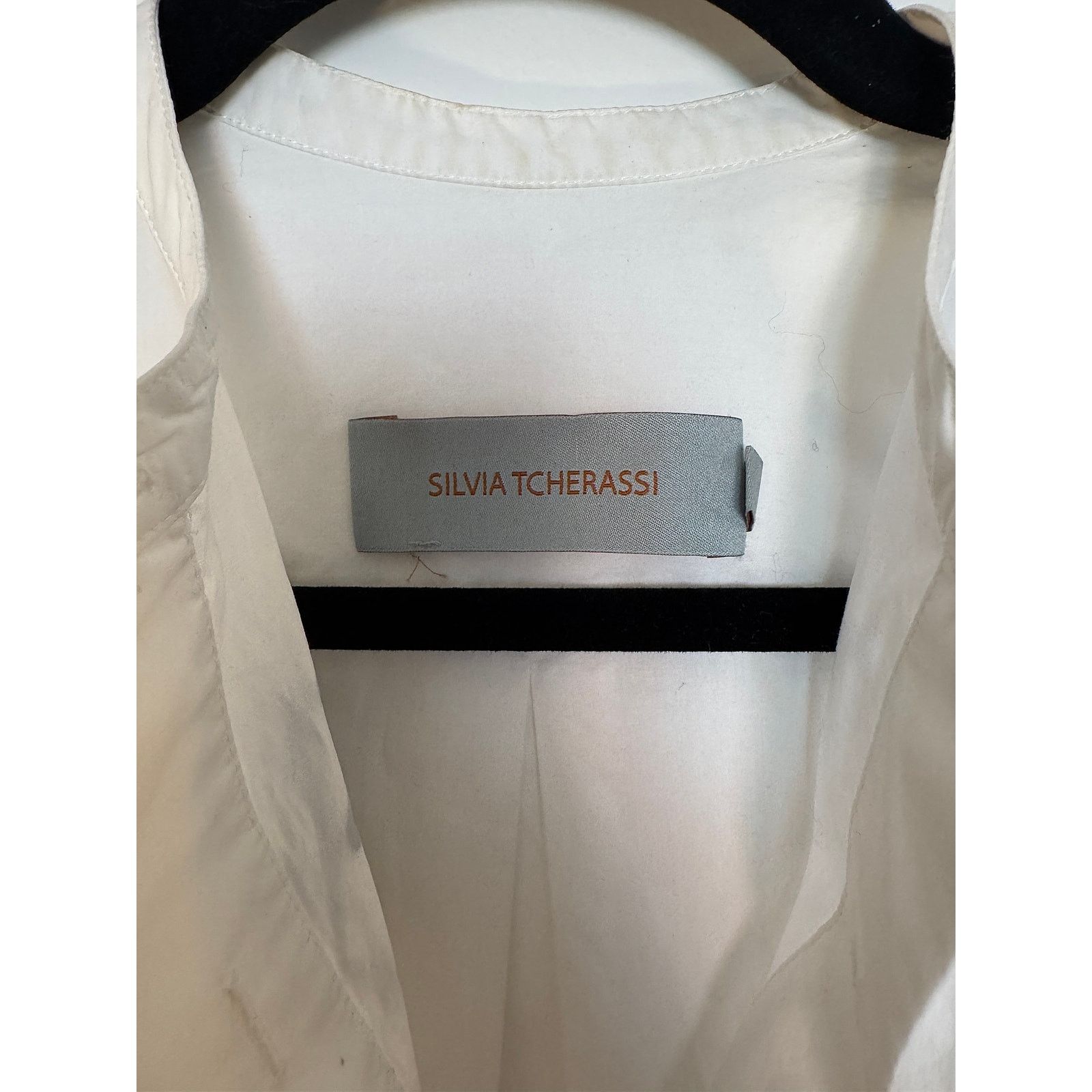 Other Silvia Tcherassi White long-sleeve button-down shirt Size XS / US 0-2 / IT 36-38 - 3 Thumbnail