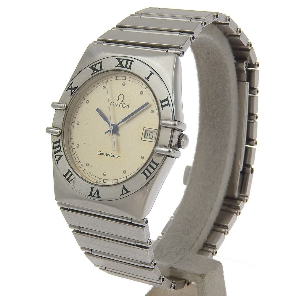 Omega Omega Constellation Day Date Quartz Watch Stainless Steel Size ONE SIZE - 1 Thumbnail