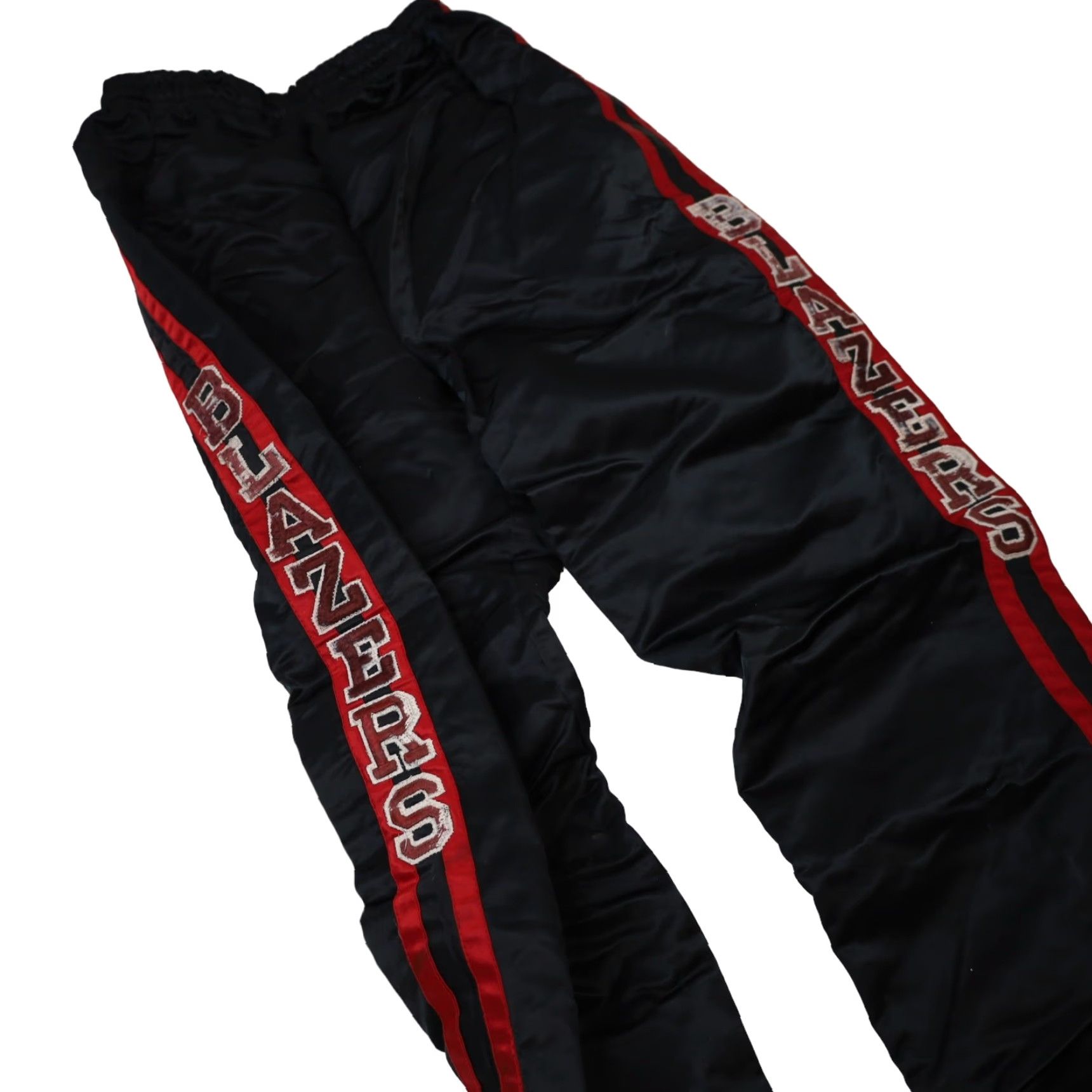 Starter VINTAGE Starter Portland Blazers Embroidered Spellout Pants Black Mens Large Size 42R - 3 Thumbnail