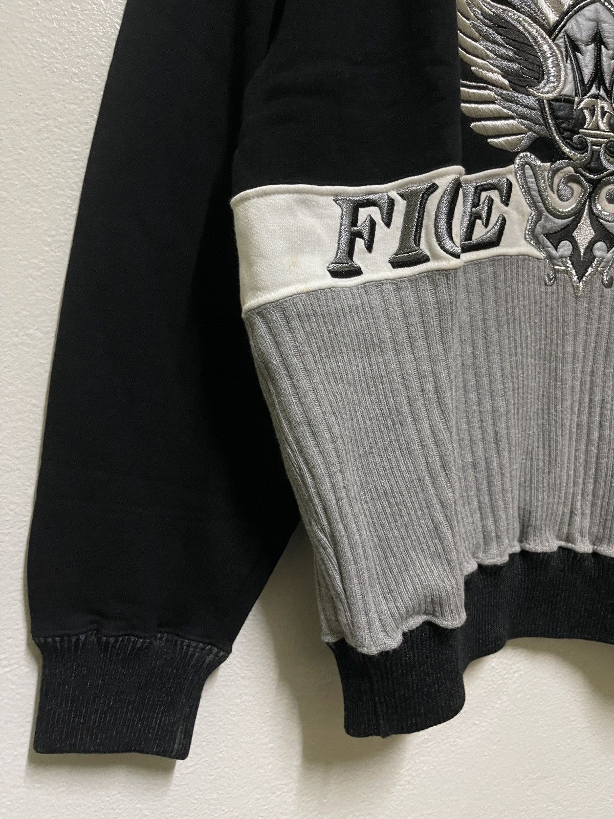Japanese Brand Ficce Yoshiyuki Konishi Sweatshirt Rare Design Size US L / EU 52-54 / 3 - 3 Thumbnail