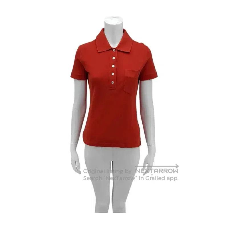 Louis Vuitton Orange Cotton Short Sleeve Polo .