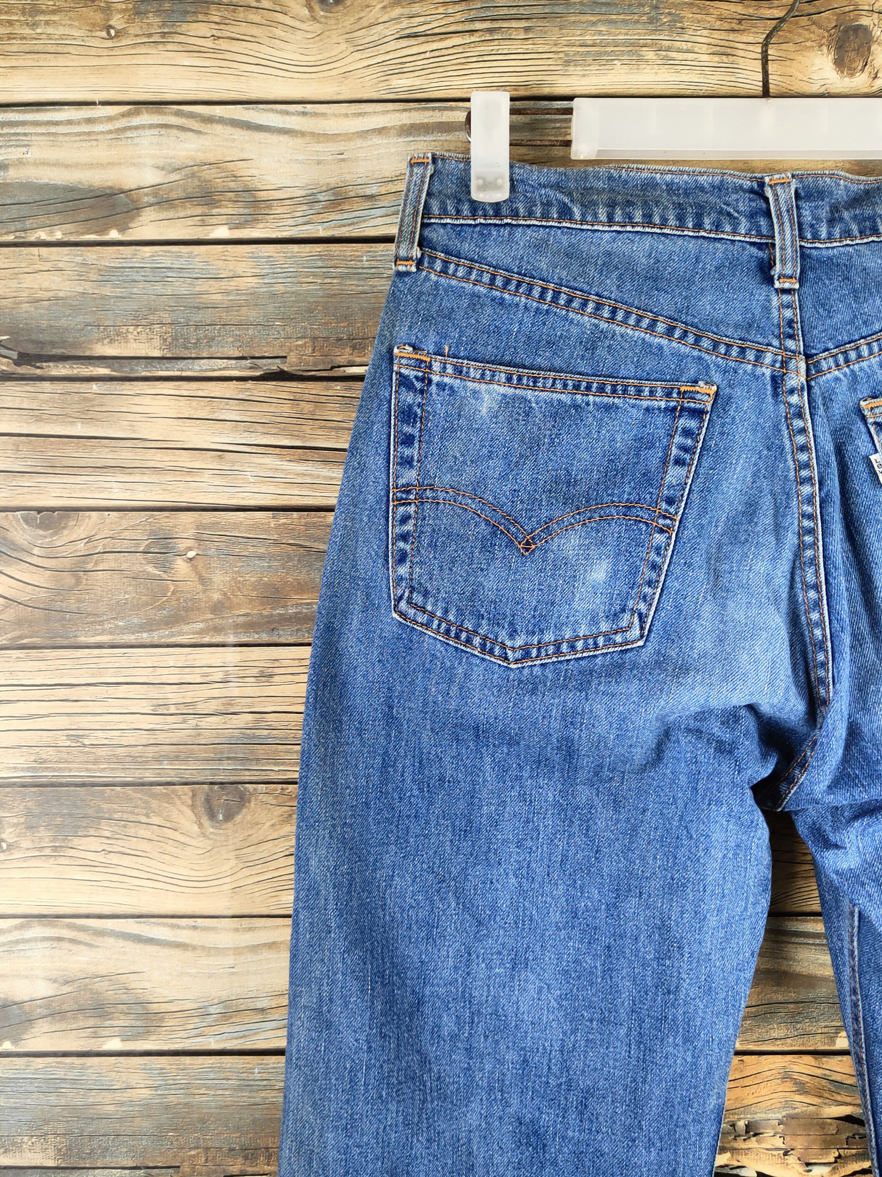 Levi's 509 Levi's Blue Distressed Ripped denim Jeans #S2835 Size US 30 / EU 46 - 8 Thumbnail
