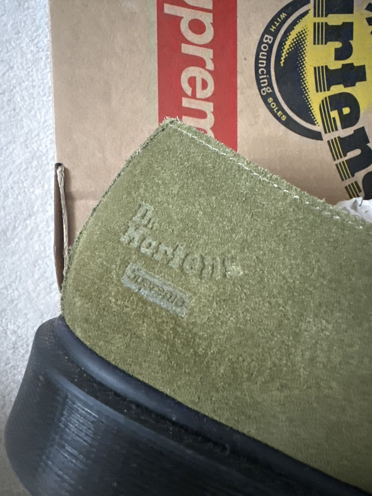 Dr. Martens × Supreme Dr Martins x Supreme Suede Rousden II Olive Green UK9 SS2017 Size US 9 / EU 42 - 8 Thumbnail