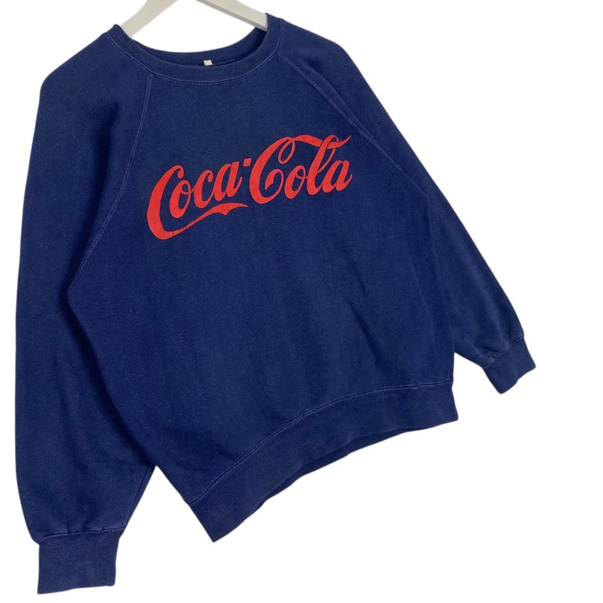 Other Vintage Coca Cola Printed Sweatshirt Crewneck Navy Blue SzM Size US M / EU 48-50 / 2 - 3 Thumbnail
