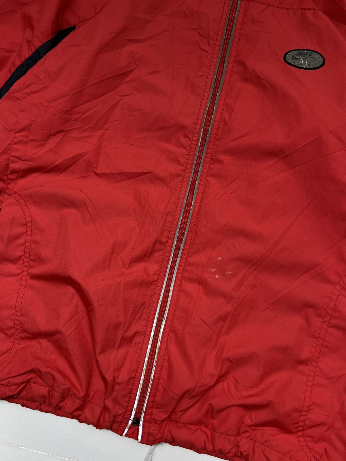 Nike × Vintage 90’s NIKE FIT RARE RETRO SWOOSH LOGO Y2K GORPCORE JACKET Size US L / EU 52-54 / 3 - 4 Thumbnail
