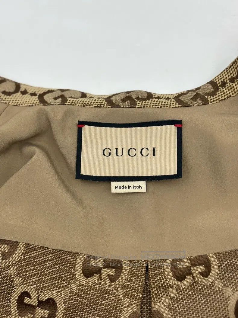Gucci Gucci S22 dark brown old flower full print loose long-slee Size M / US 6-8 / IT 42-44 - 4 Thumbnail
