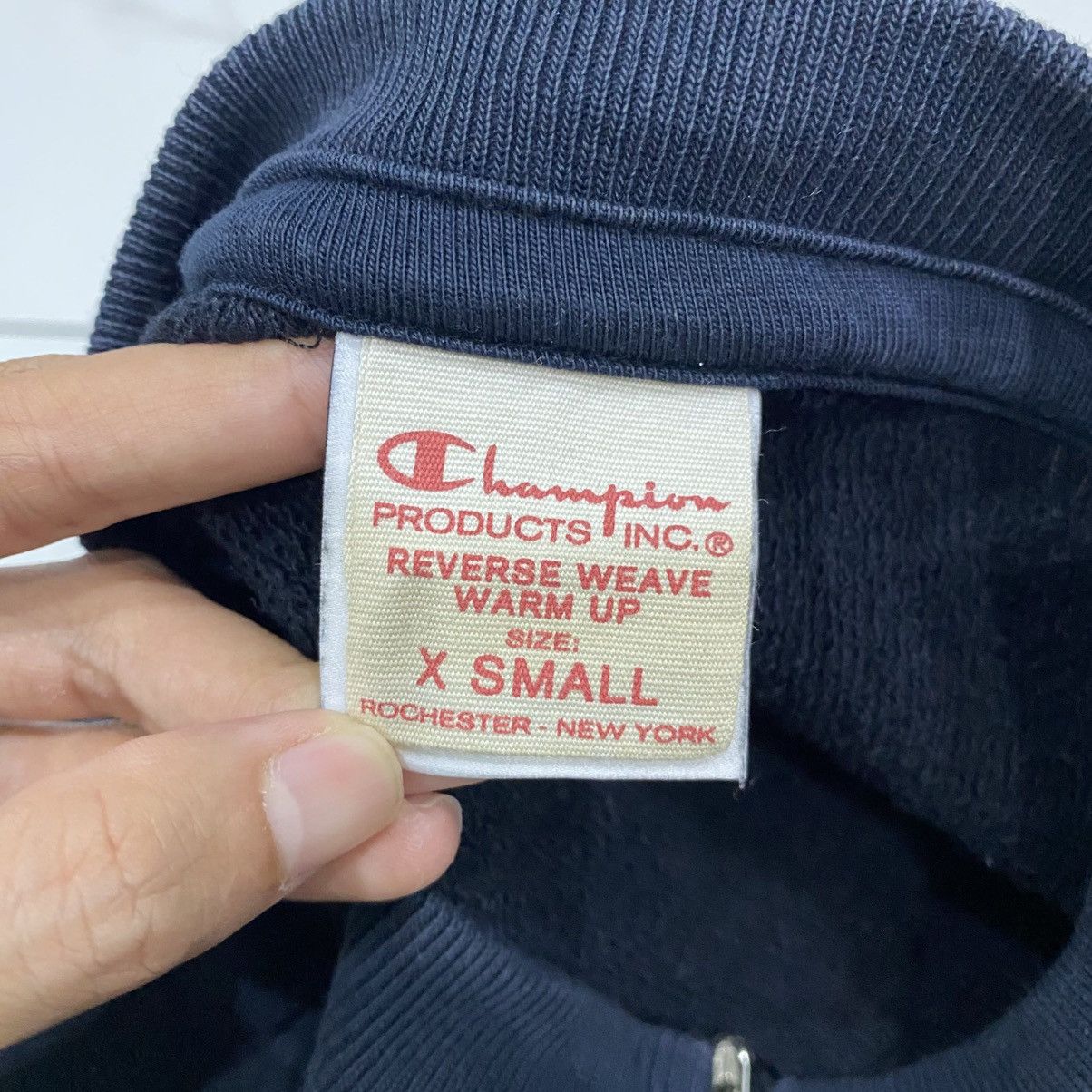 Champion × Vetements RARE Vetements x Champion Deconstructed Zip Blue Sweatshirt Size US XS / EU 42 / 0 - 11 Thumbnail
