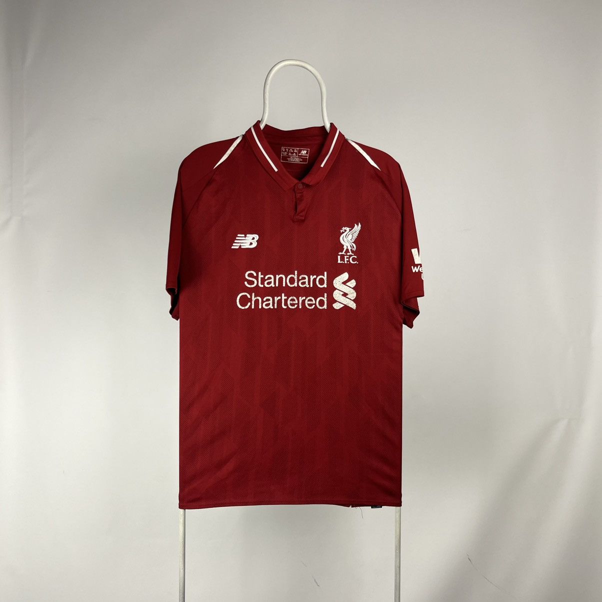 New Balance LIVERPOOL 2018/19 HOME SHIRT SOCCER JERSEY NEW BALANCE Size US XXL / EU 58 / 5 - 1 Thumbnail
