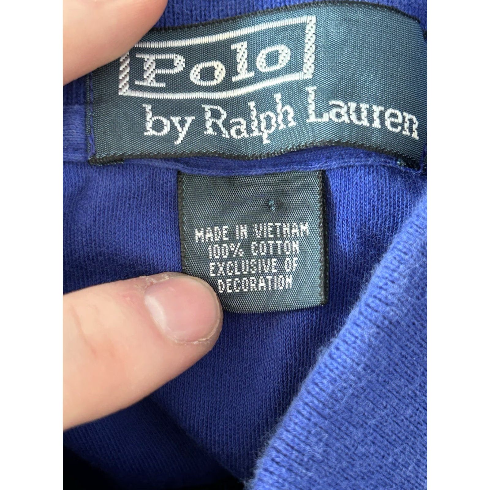 Polo Ralph Lauren Polo Ralph Lauren Polo Shirt Mens Blue Knit Pony Size Medium Regular Size US M / EU 48-50 / 2 - 6 Thumbnail