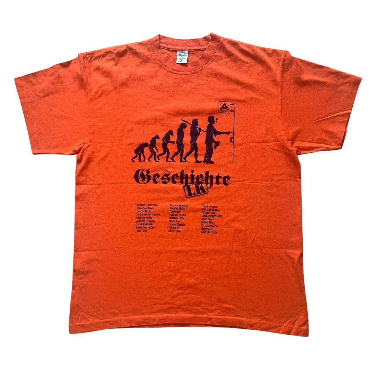 Other Vintage German Milestones Of Humanity T-shirt Single Stitch Size US XL / EU 56 / 4 - 1 Thumbnail