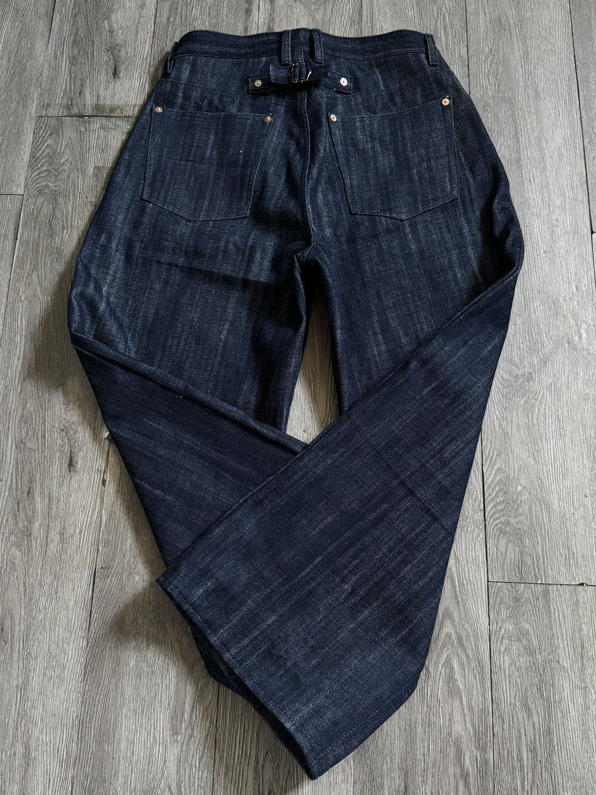 Acne Studios DOOF.YOUTH 16oz BLUE INDIGO RAW SELVEDGE DENIM Size US 32 / EU 48 - 6 Thumbnail