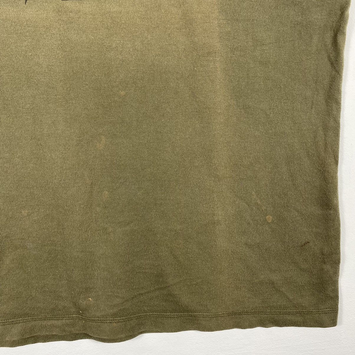 Jun Takahashi × Undercover × Vintage UNDERCOVER CHAOTIC DISCORD Spring Summer Faded Khaki Tee Size US L / EU 52-54 / 3 - 8 Thumbnail