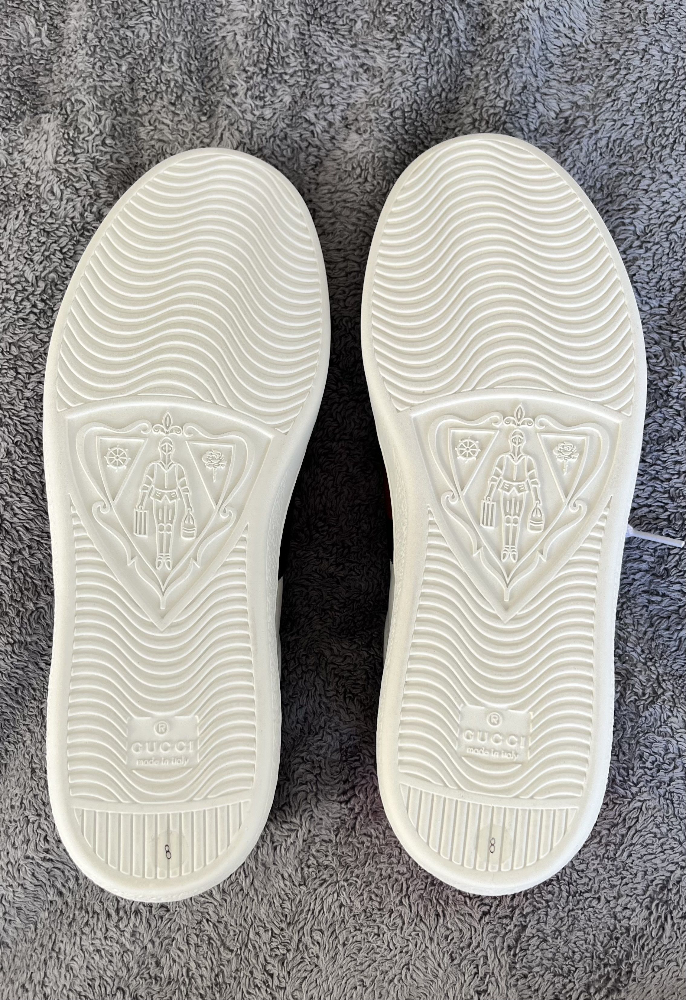 Gucci Gucci Ace Embroidered Snake Sneakers – White Size US 9 / EU 42 - 20 Thumbnail