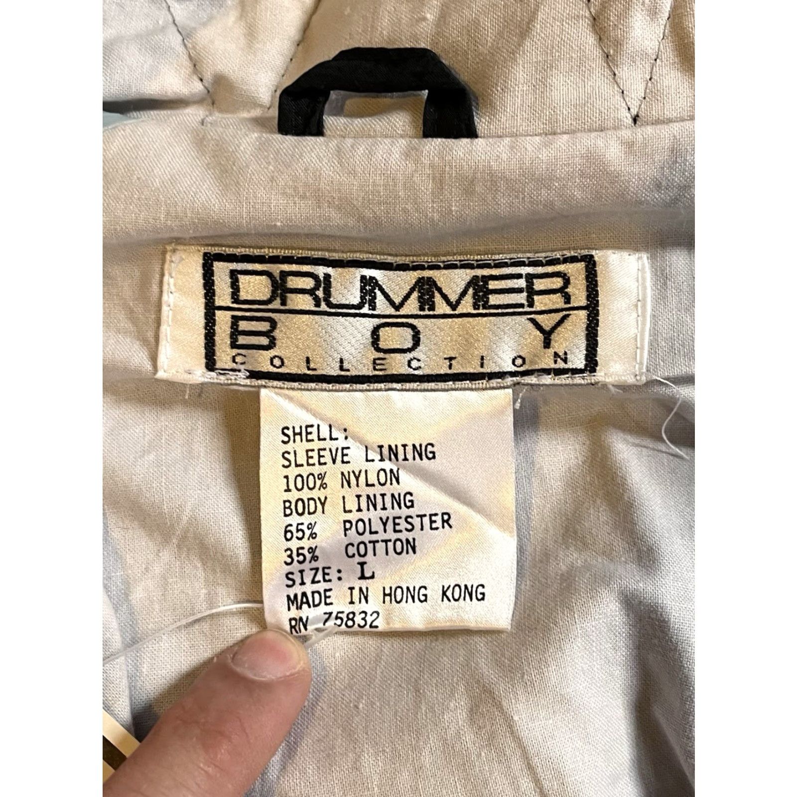 Vintage VINTAGE Drummer Boy Collection 1/2 Zip Windbreaker Men’s M Black 90s Jacket Size US M / EU 48-50 / 2 - 7 Thumbnail
