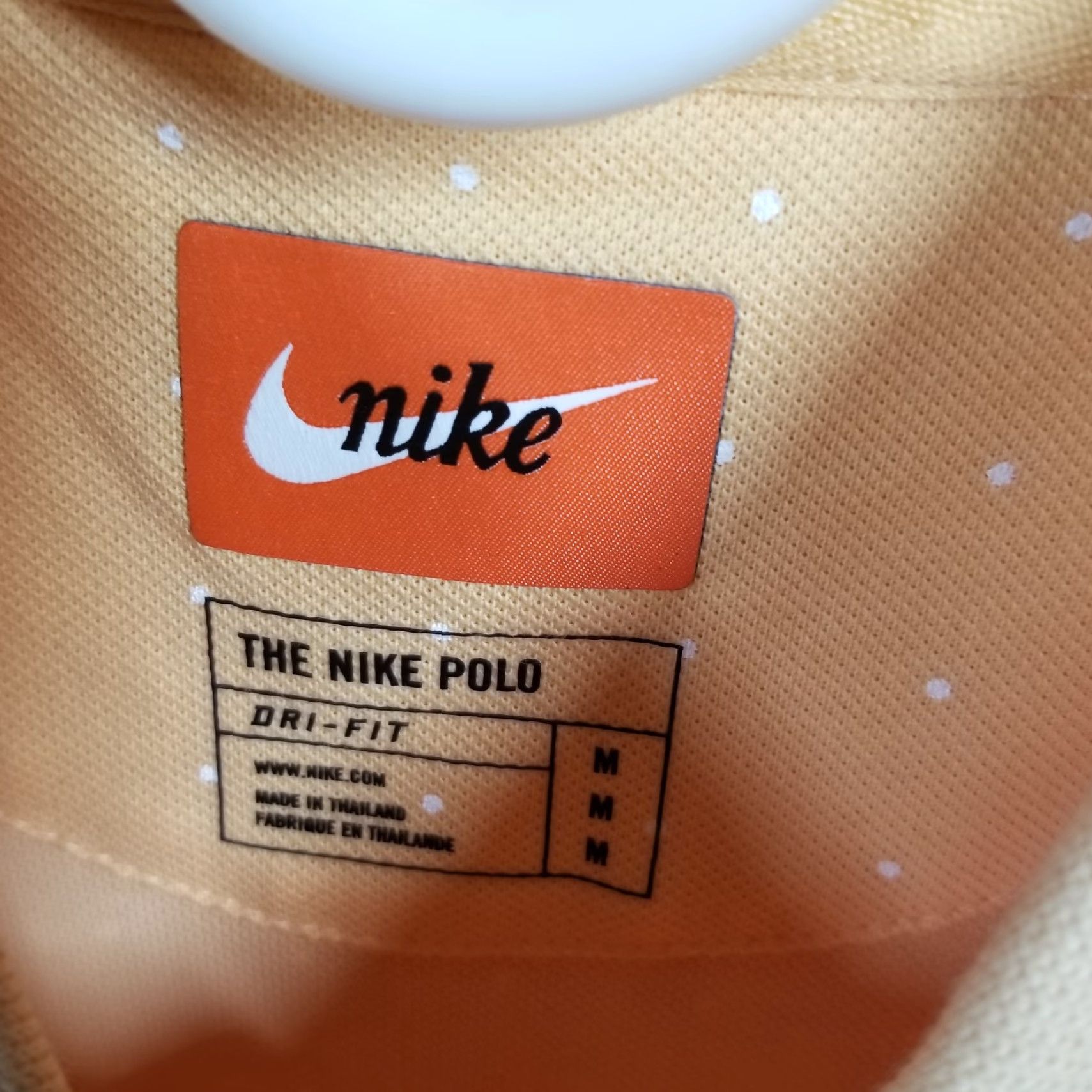Nike Nike Polo Shirt M Mens Golf DRI-FIT Victory Printed Orange White CU9357-714 Sport Casual Short Sleeve Breathable Moisture Wicking Size US M / EU 48-50 / 2 - 4 Thumbnail