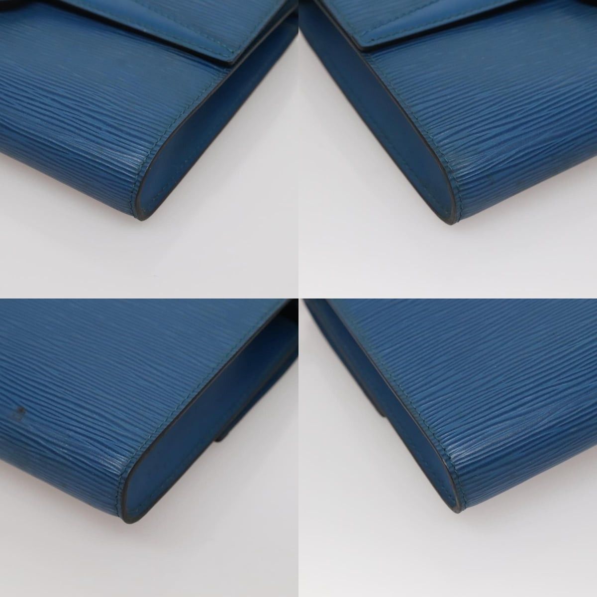 Louis Vuitton LOUIS VUITTON Epi Pochette Arche Shoulder Bag Blue M52575 Size ONE SIZE - 10 Thumbnail