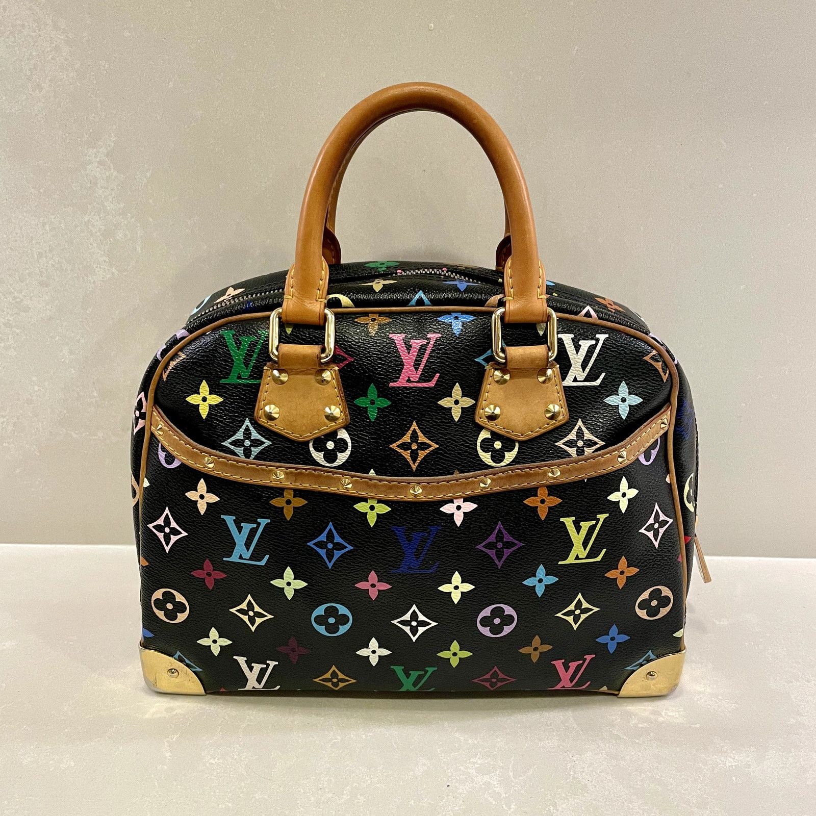 Louis Vuitton Louis Vuitton Monogram Multicolor Trouville Black Grailed