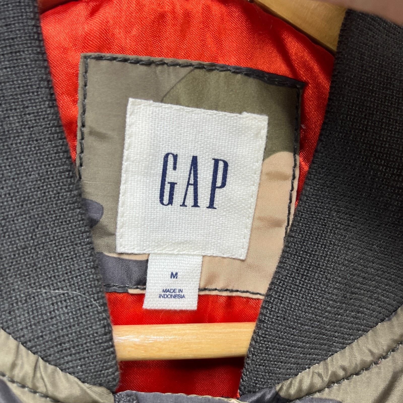 Gap × Vintage Gap Camo Flight Bomber Jacket Zip Up Medium Brand New Size US M / EU 48-50 / 2 - 7 Thumbnail