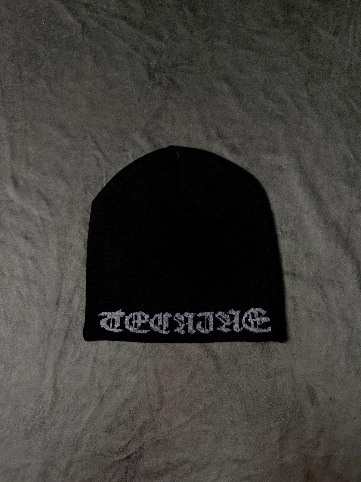 Japanese Brand Avant Garde Bull Graphic No Cuff Knit Beanie Hat Black OS Size ONE SIZE - 5 Thumbnail