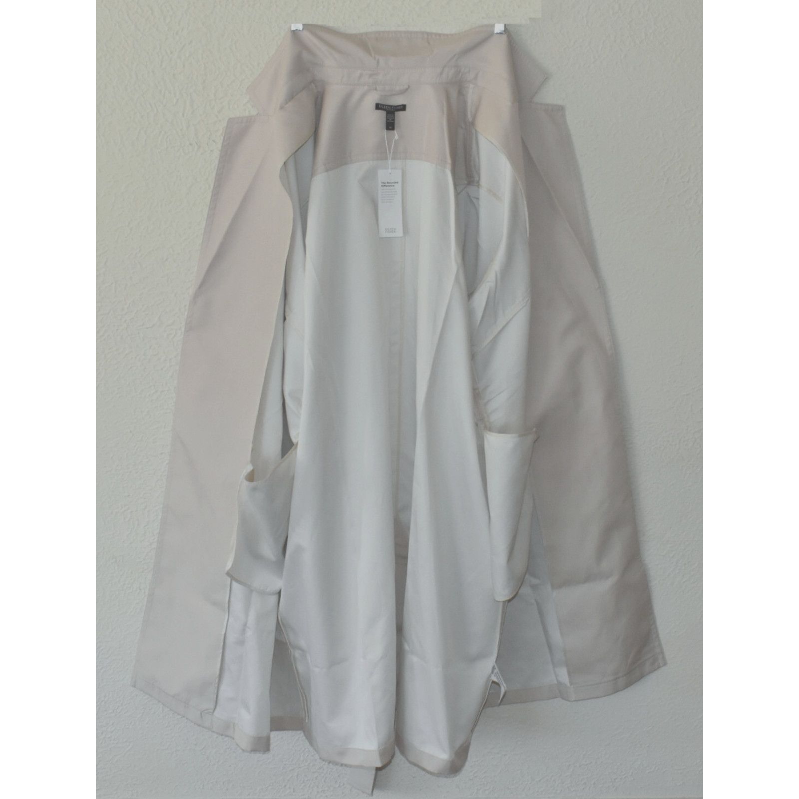 Eileen Fisher NWT EILEEN FISHER Bramble Self Belted Trench Coat Sz 3X $438 Size 3XL / US 20-22 - 5 Thumbnail