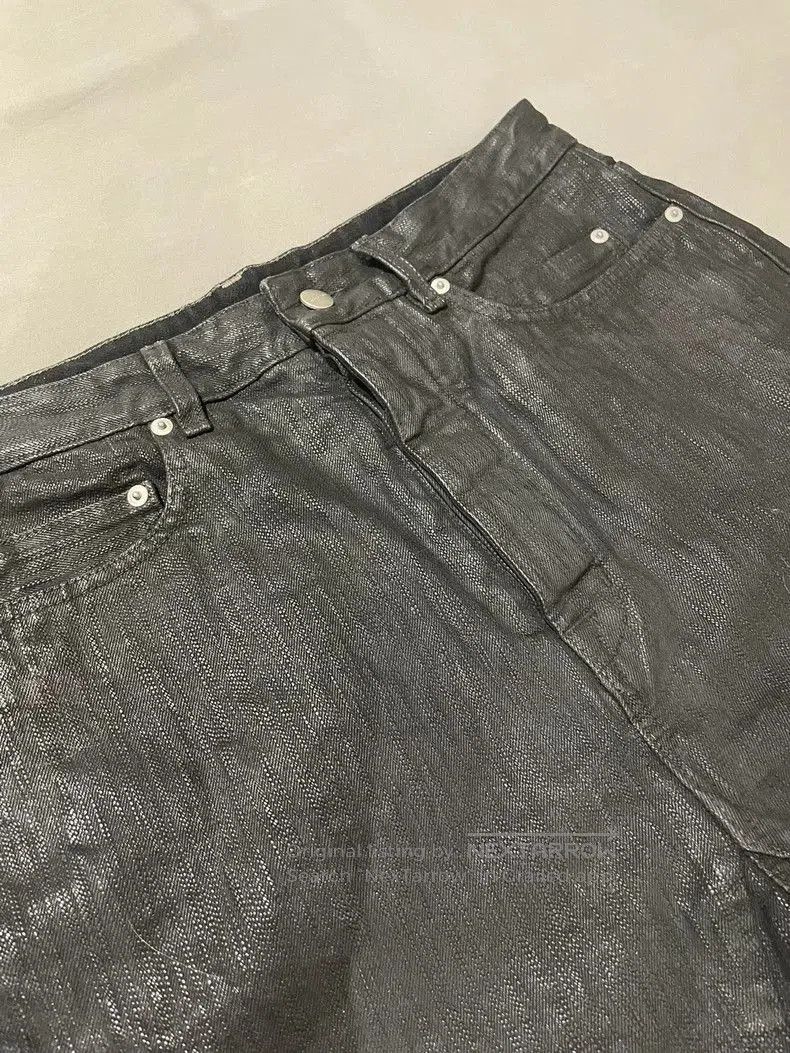 Rick Owens Rick Owens ss19 babel black waxed shorts. Size US 31 - 3 Thumbnail