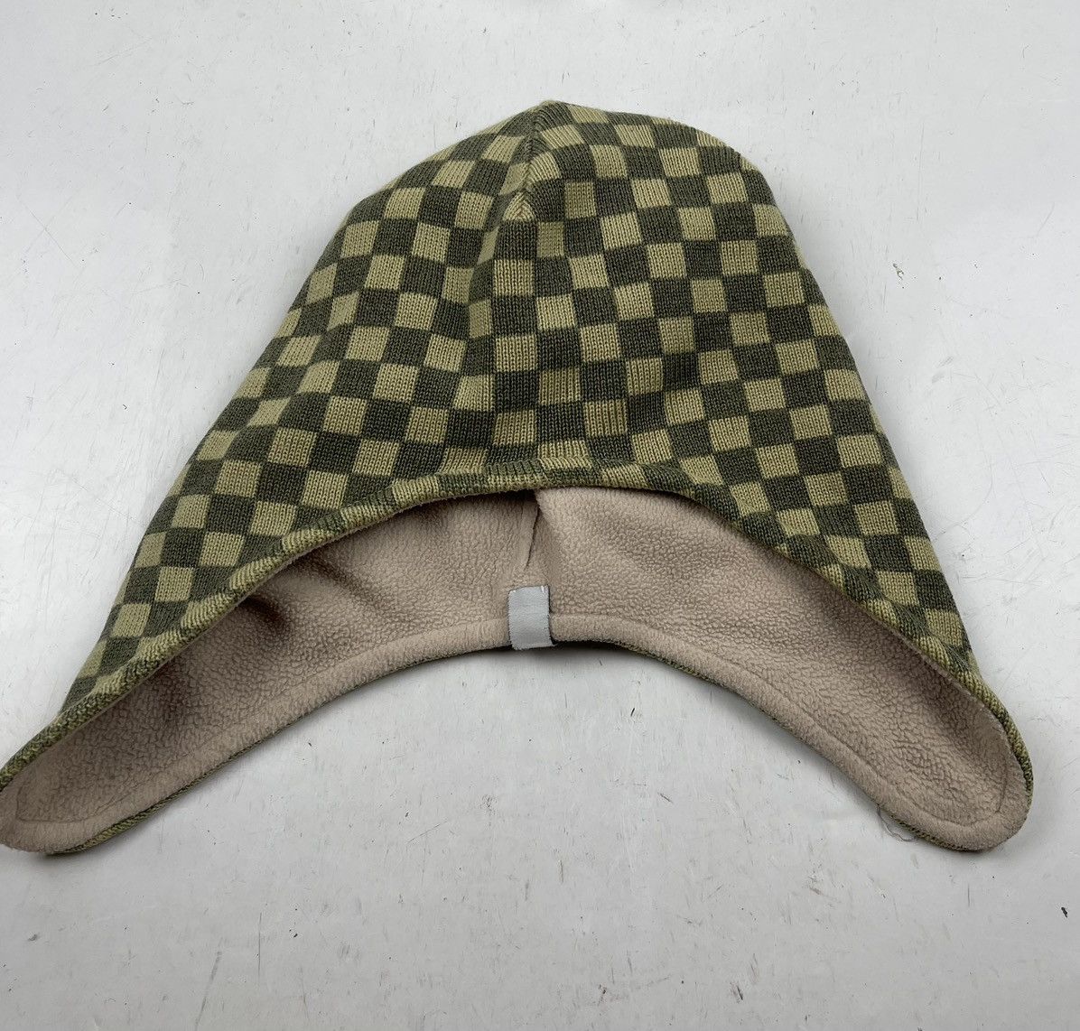 Japanese Brand ica headwear checkered beanie hat winter hat tc49 Size ONE SIZE - 2 Thumbnail