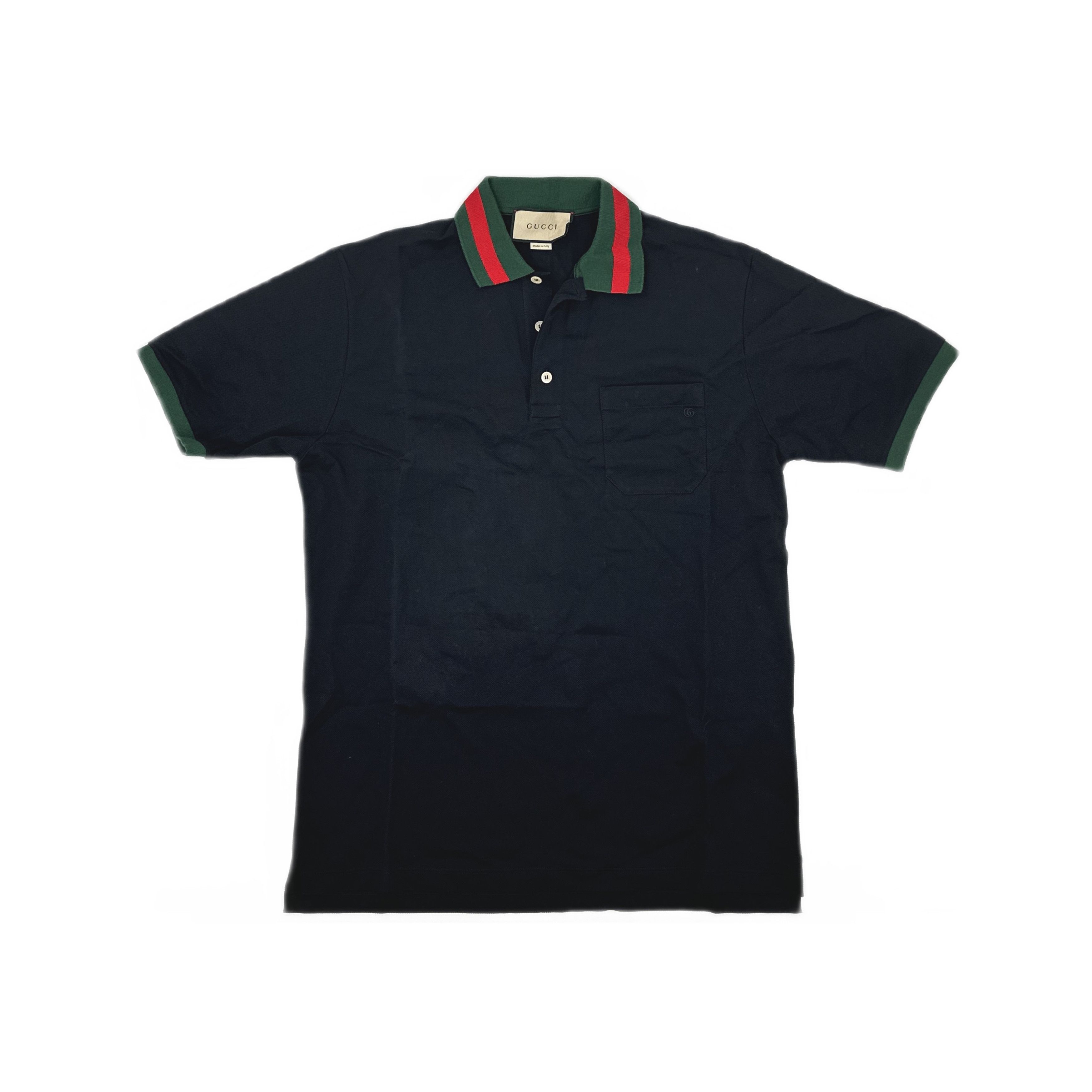 Gucci Gucci Web Trim Polo Shirt Size L Size US L / EU 52-54 / 3 - 1 Thumbnail