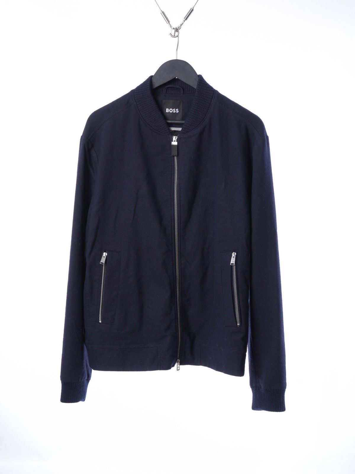 Hugo Boss Hugo Boss wool varsity jacket bomber performance active Size US L / EU 52-54 / 3 - 1 Thumbnail