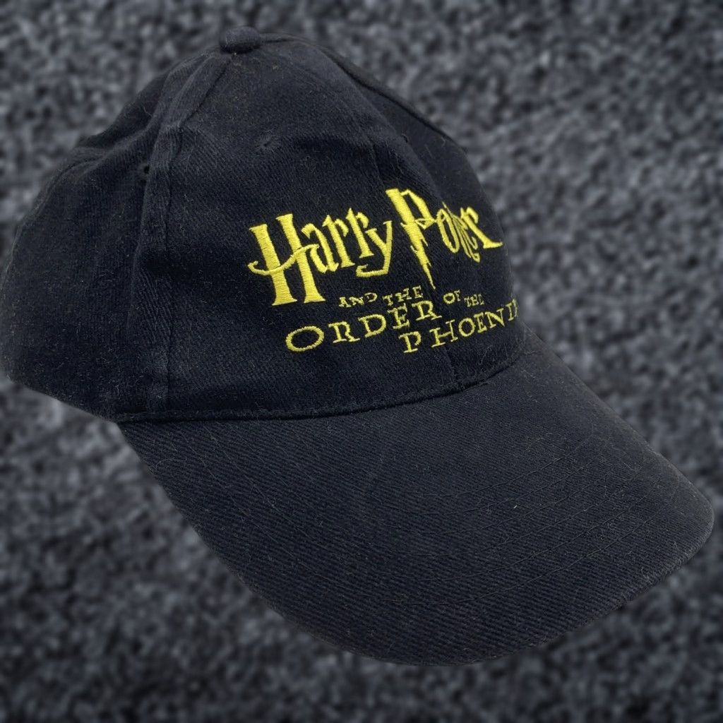 Vintage VINTAGE Harry Potter Hat Cap Strap Back Baseball Black Order Of The Phoenix Hat Size ONE SIZE - 1 Thumbnail