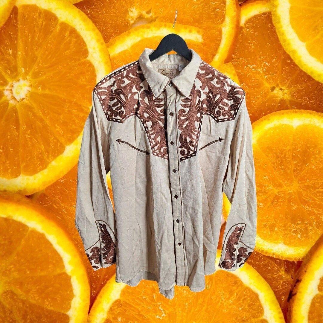 Other Scully Western Shirt Embroidered Cowboy Rodeo Long Sleeve Ta Size US L / EU 52-54 / 3 - 2 Thumbnail