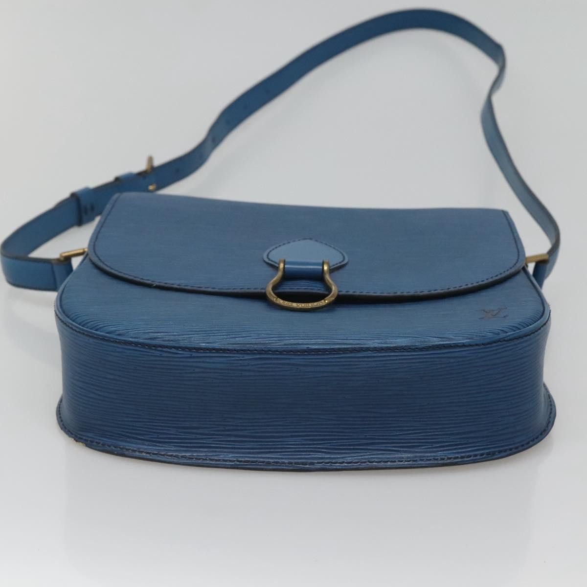 Louis Vuitton LOUIS VUITTON Epi Saint Cloud GM Shoulder Bag Toledo Blue Size ONE SIZE - 5 Thumbnail
