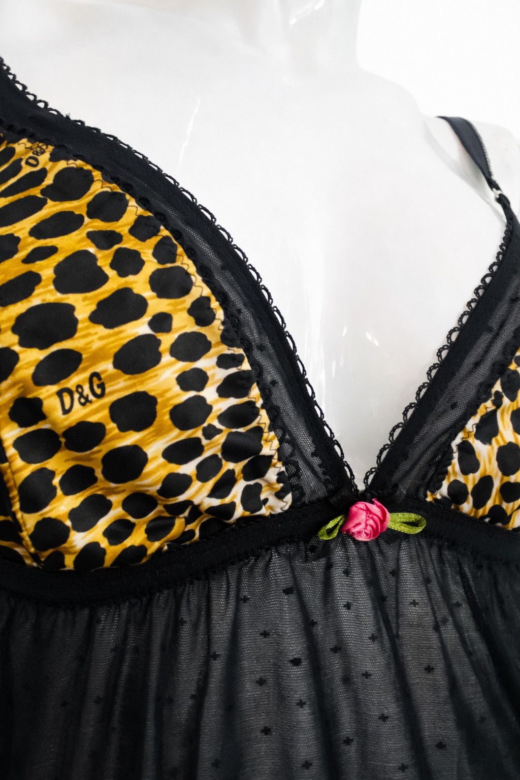Dolce & Gabbana Dolce & Gabbana D&G Leopard Animal Babydoll Slip Dress Size M / US 6-8 / IT 42-44 - 4 Thumbnail