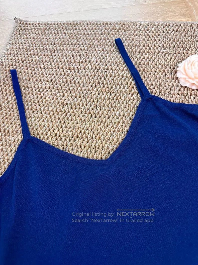 Hermes Hermes Wool Jersey Vest Top, Baby Blue Size M / US 6-8 / IT 42-44 - 6 Thumbnail