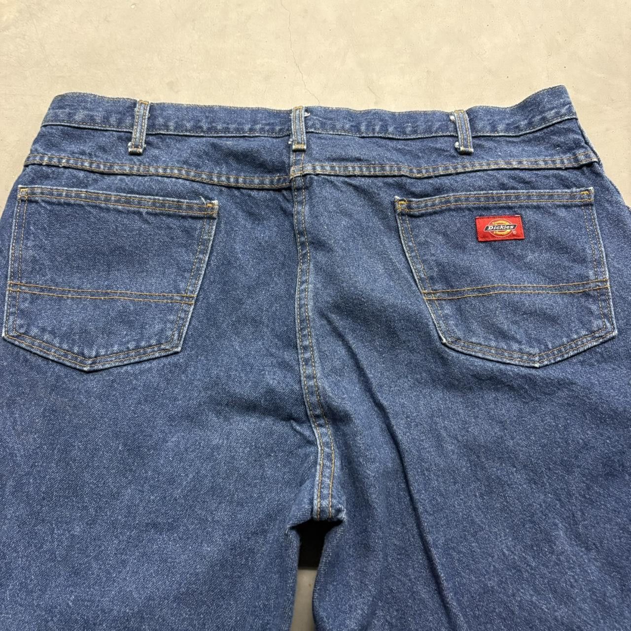 Dickies Crazy Vintage Y2K/2000s Baggy Dickies Skater Style Medium Blue Wash Denim Jeans! Size US 38 / EU 54 - 6 Thumbnail