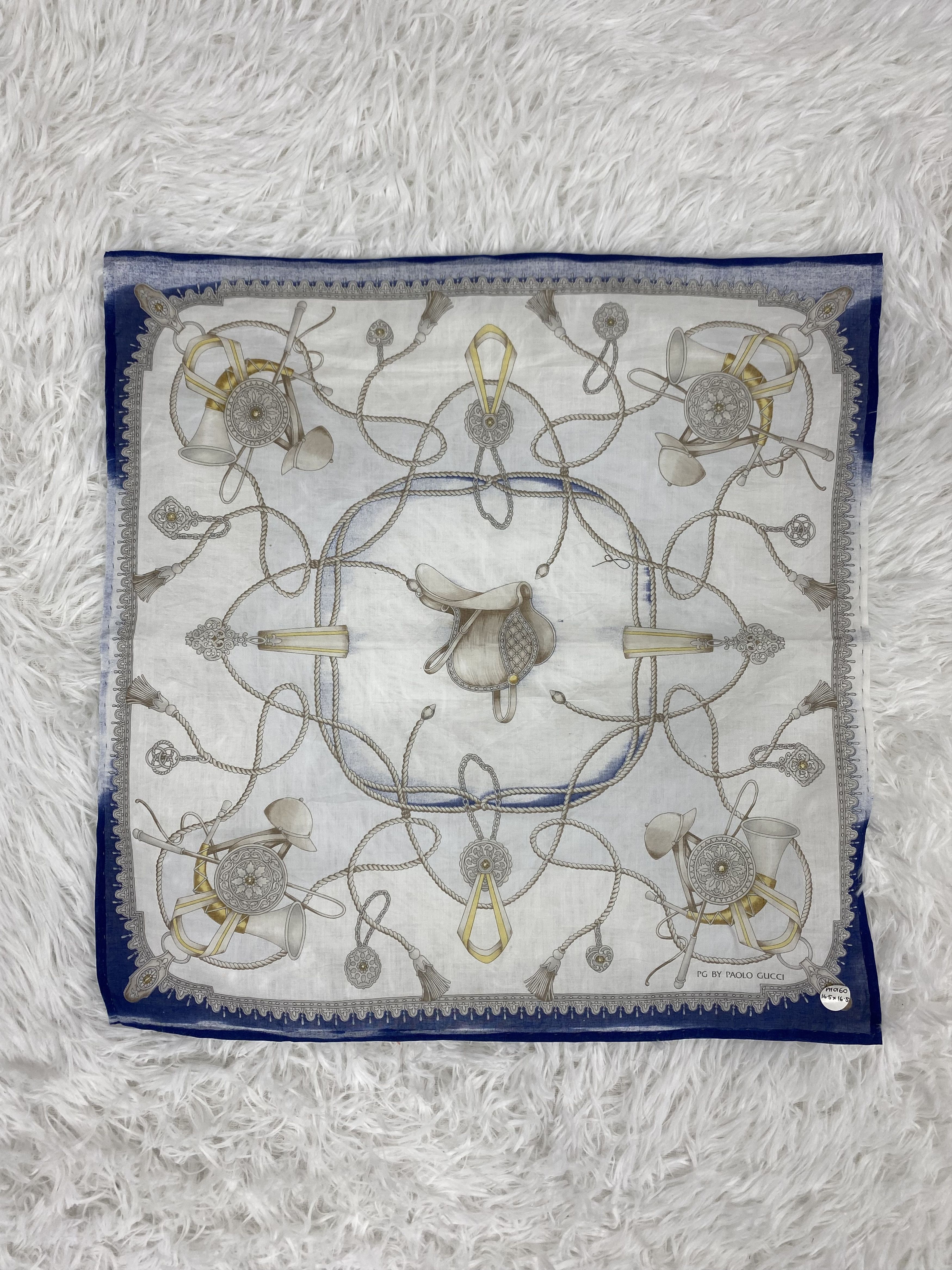 Paolo Gucci Vintage Paolo Gucci Handkerchief PH0160 Size ONE SIZE - 3 Thumbnail