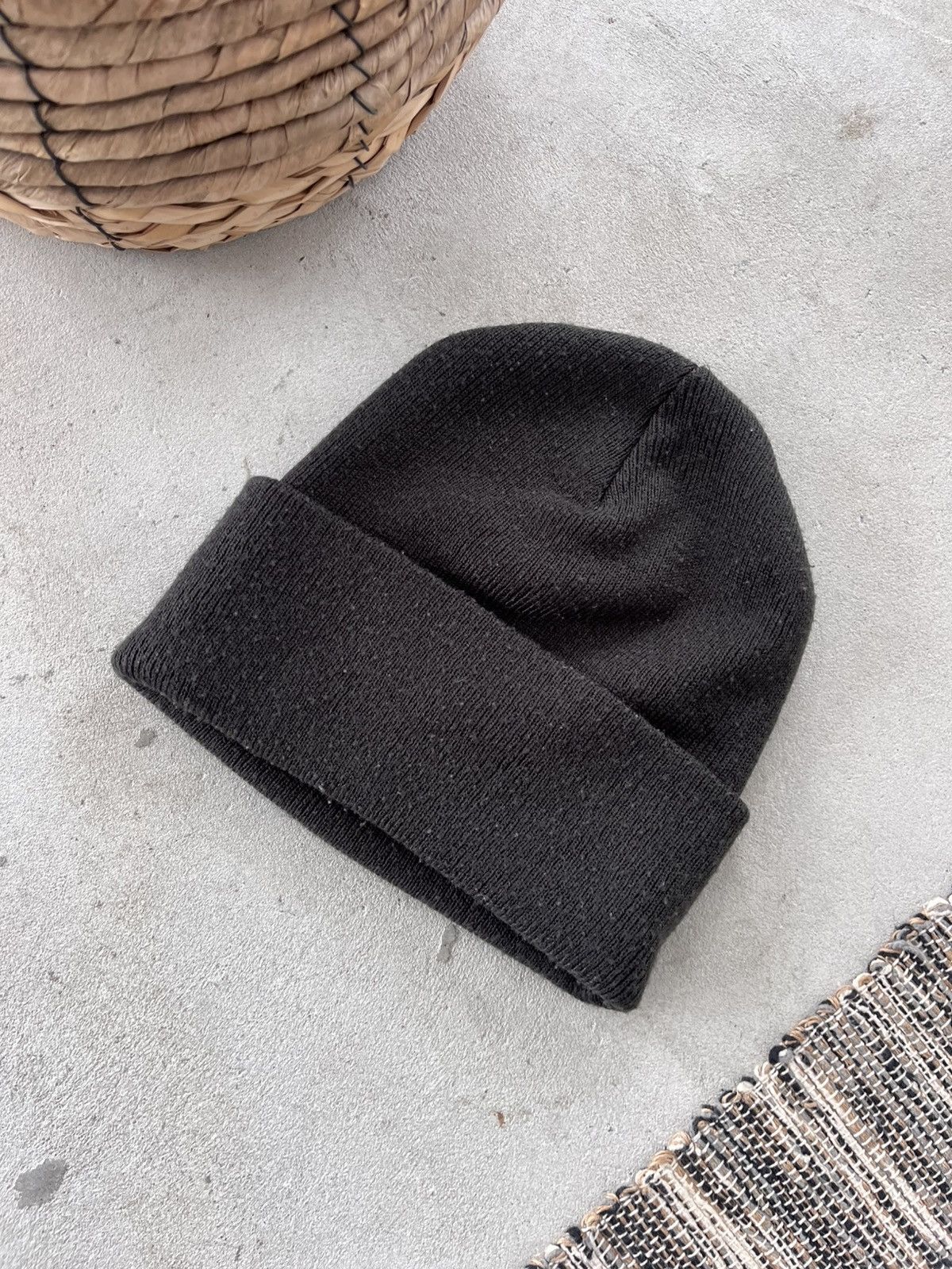 Carhartt Vintage Carhartt Dark Grey Beanie Hat Center Logo Sk8 Y2K Size ONE SIZE - 3 Thumbnail