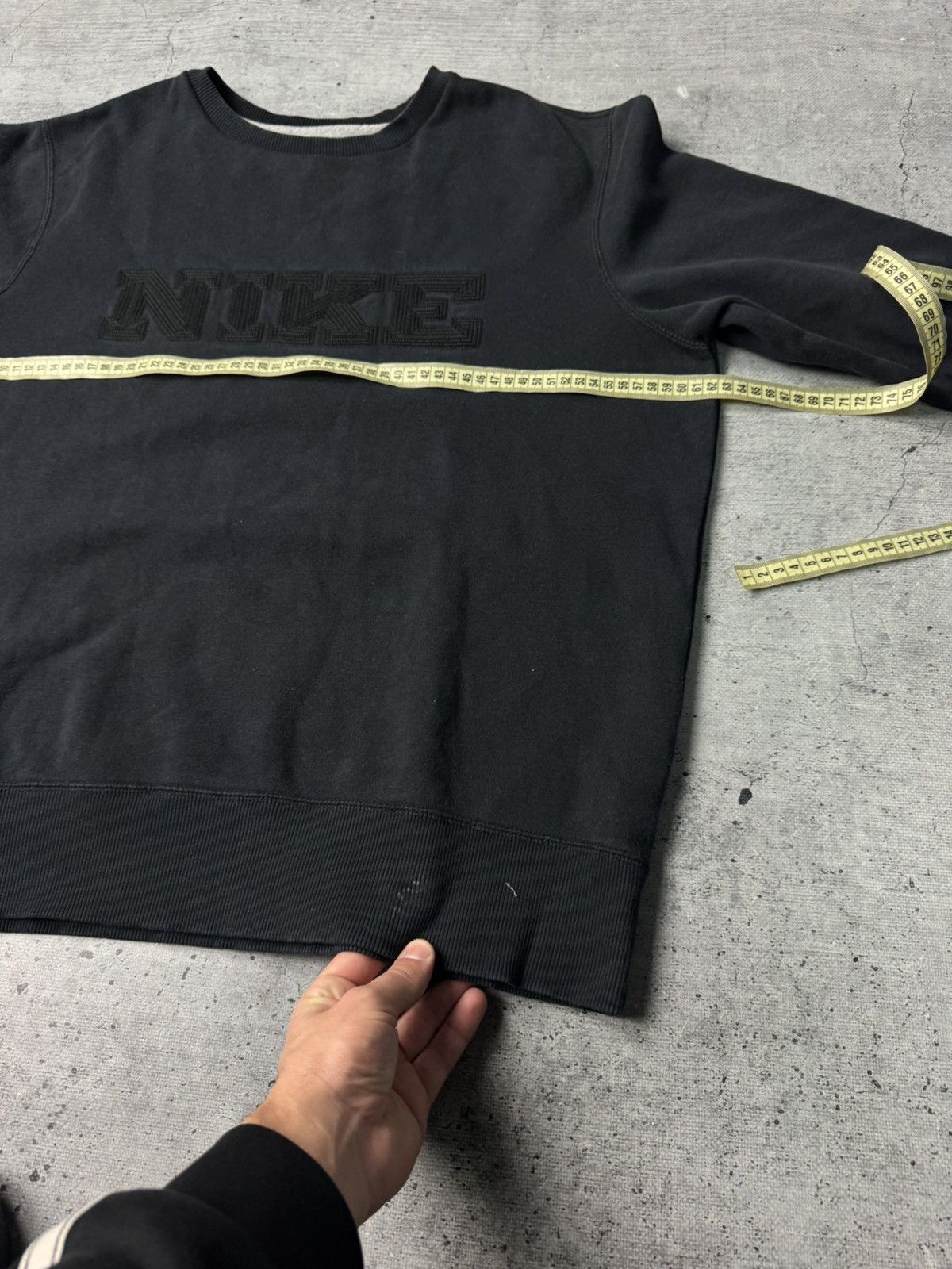 Nike Vintage 2000's Nike Y2K Sweatshirt Black Mens L Size US L / EU 52-54 / 3 - 3 Thumbnail