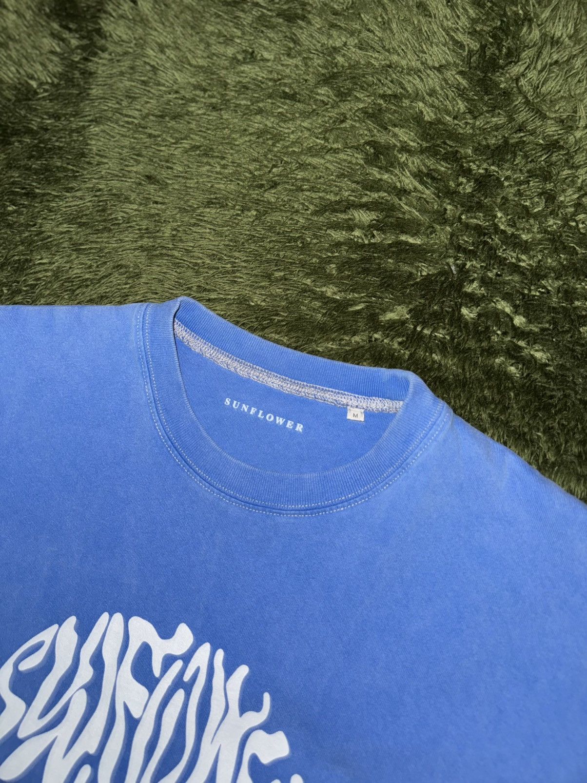 Sunflower [M] Sunflower Washed Logo T-Shirt Sky Blue Size US M / EU 48-50 / 2 - 3 Thumbnail
