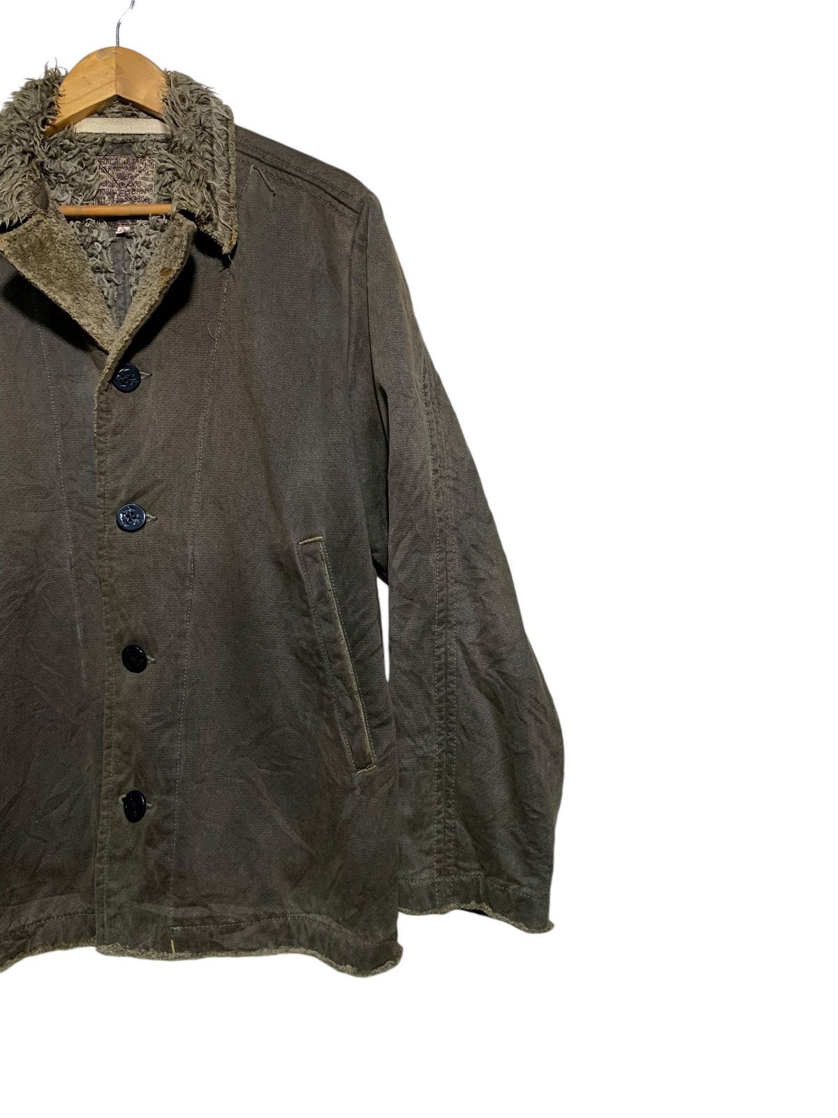 First MFG Co. 🔥FIRST STEP JAPAN SHEARLING JACKETS MOLESKIN Size US L / EU 52-54 / 3 - 3 Thumbnail