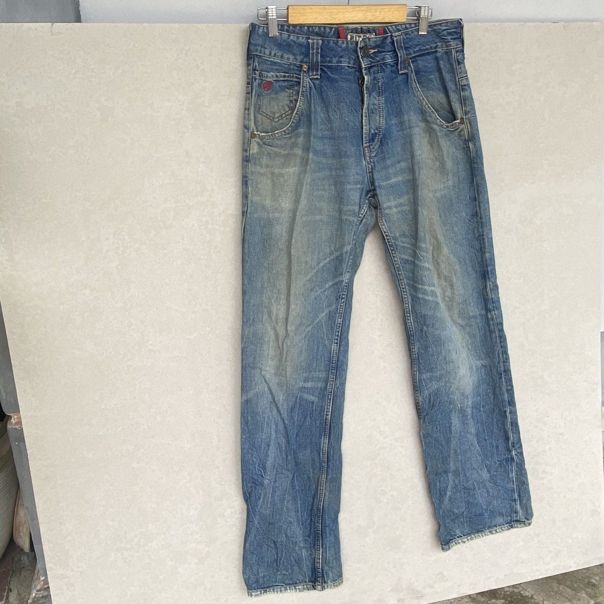 Other vintage Ritch Blue Denim Jeans With A Faded Look W32 L37 Size US 32 / EU 48 - 3 Thumbnail