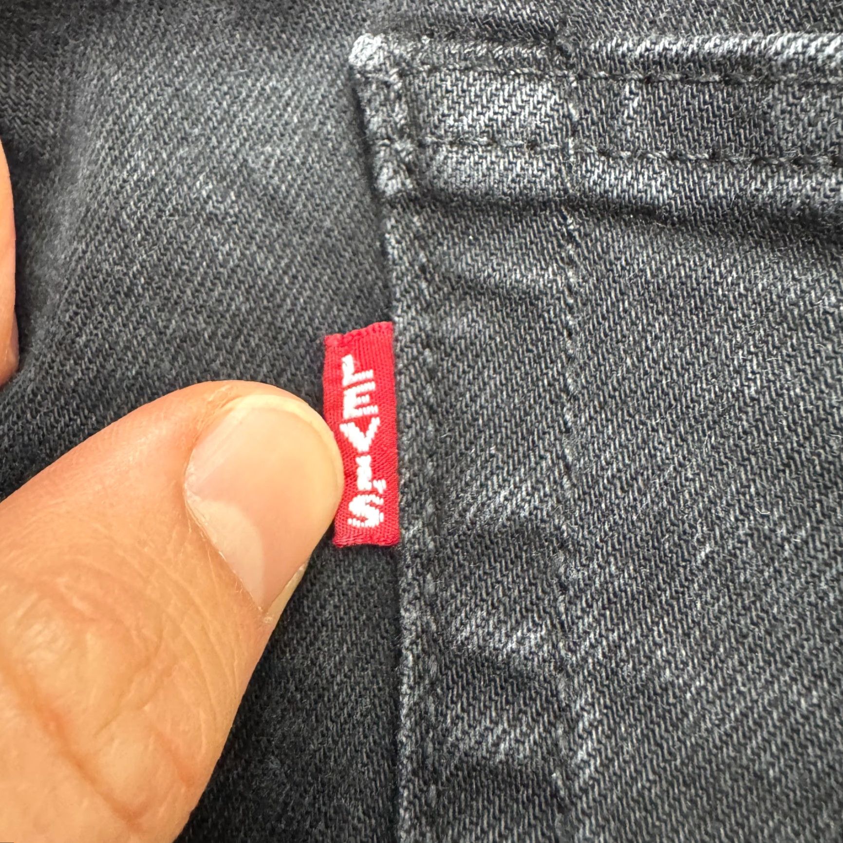 Levi's Levi's 511 Slim Straight Denim Jeans Men 38x30 Black Dark Wash Cotton Blend Button Zip Vintage No Size US 38 / EU 54 - 4 Thumbnail
