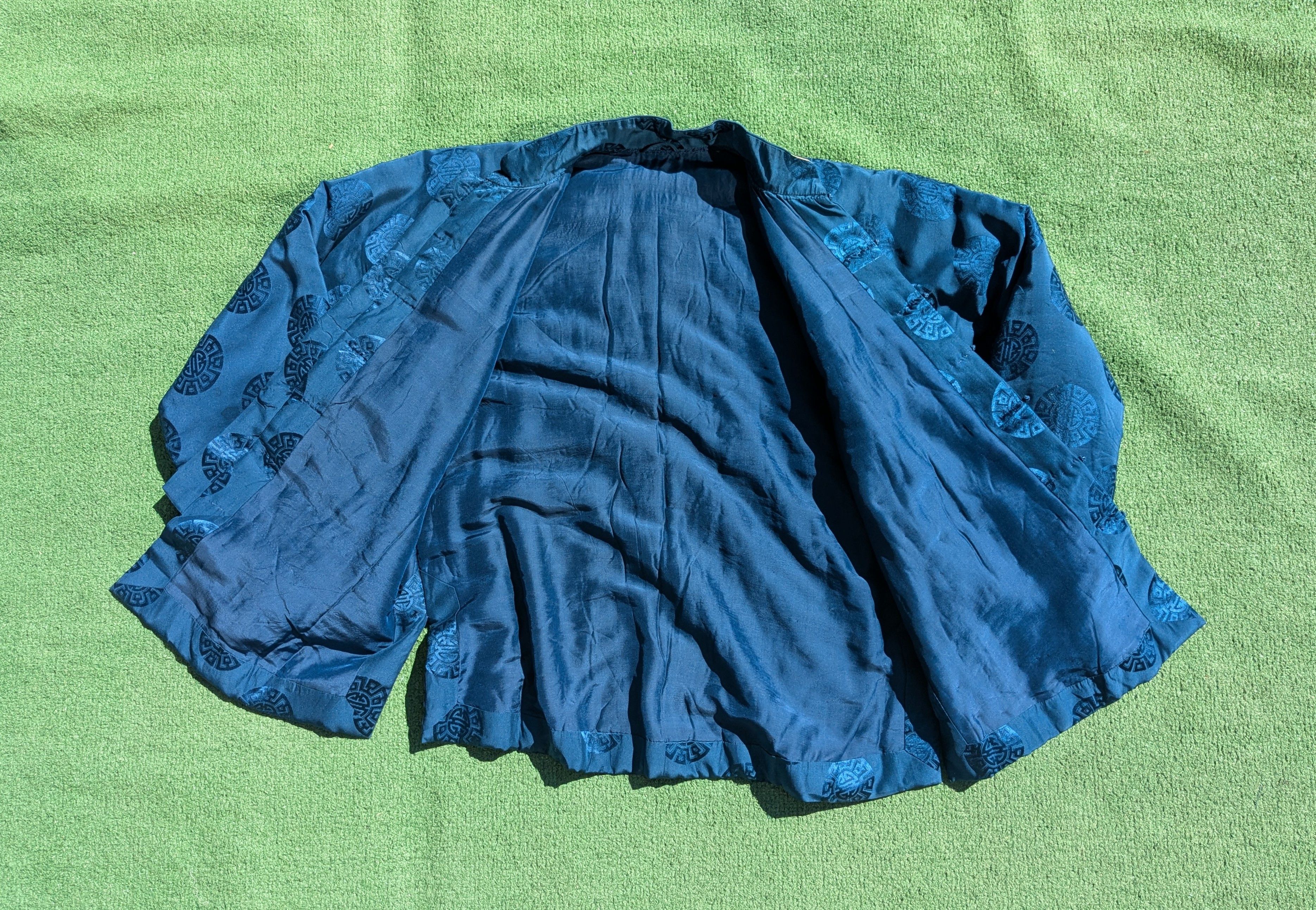 Other VTG Traditional Asian Tang Frayed Used Jacket Coat Size US M / EU 48-50 / 2 - 6 Thumbnail