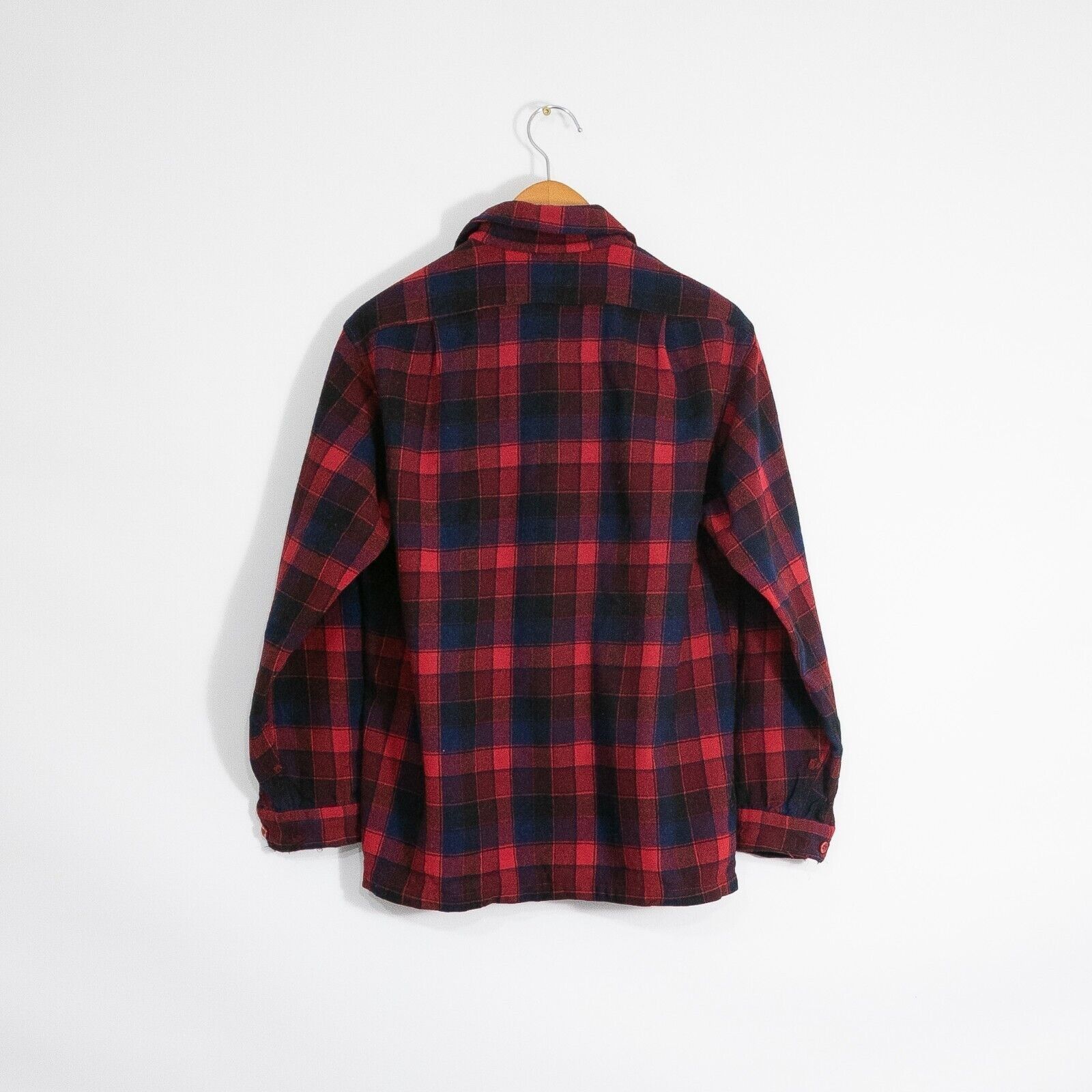 Vintage Vintage Plaid Wool Button Up Shirt Mens Medium - Long Sleeve Size US M / EU 48-50 / 2 - 6 Thumbnail