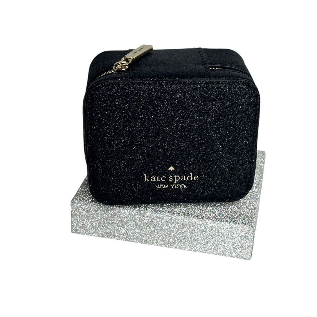 Kate Spade Kate spade Glitter Tinsel Boxed Jewelry Holder Box in Black Size ONE SIZE - 2 Thumbnail